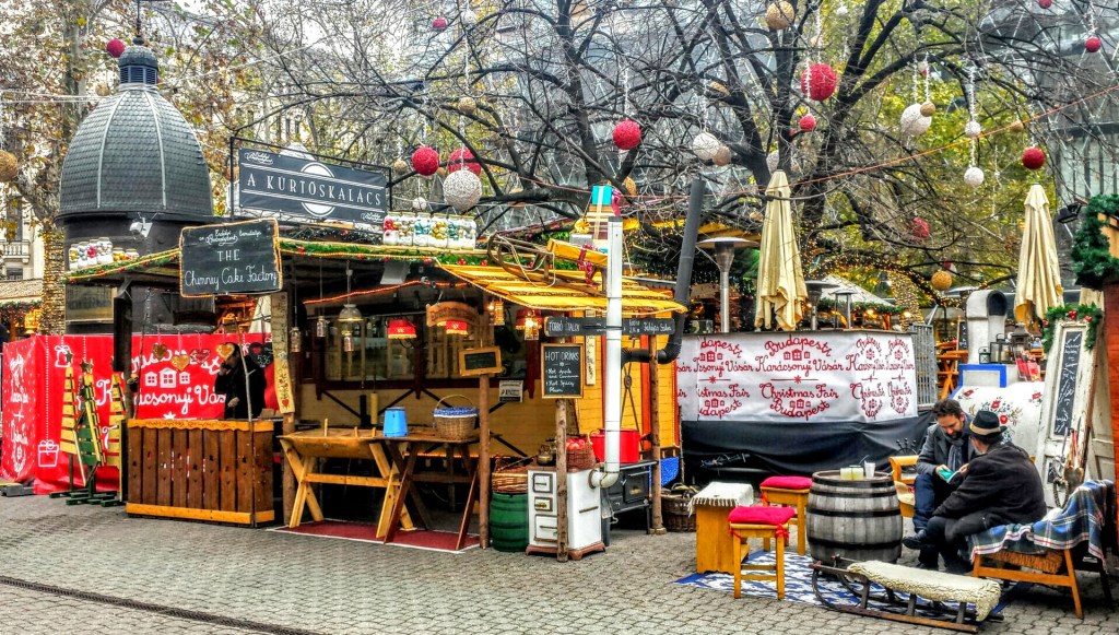 One of my favorite photos of the Christmas market in Budapest